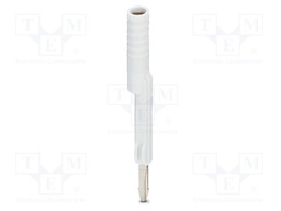 Test socket; PA; L: 51.5mm; ways: 1; W: 5.8mm; H: 5.8mm; Body: white