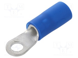 Ring terminal; M3; Ø: 3.2mm; 1÷2.5mm2; crimped; for cable; tinned