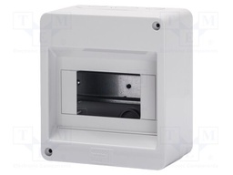 Enclosure: for modular components; IP40; wall mount; white; 40 CD