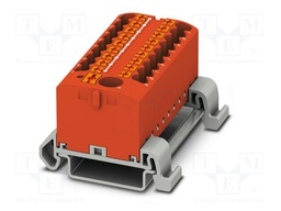 Splice terminal: rail; 24A; 690V; push-in; PA; 0.14÷4mm2; W: 56.5mm