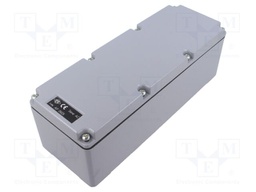 Enclosure: multipurpose; X: 92mm; Y: 257mm; Z: 86mm; aluminium; IP65