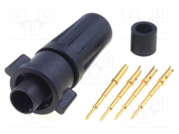 Connector: circular; Series: EN2; plug; male; soldering; for cable