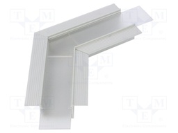 Connector 120°; silver; aluminium; Application: VARIO30-05