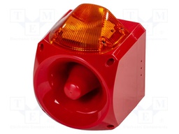 Signaller: lighting-sound; 110/230VAC; siren,flashing light; LED