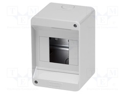 Enclosure: for modular components; IP40; wall mount; white; 40 CD