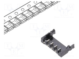 Connector: wire-board; socket; DF57; 1.5A; 50V; PIN: 4; straight; SMT