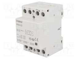 Contactor: 4-pole installation; NC x2 + NO x2; 230VAC; 220VDC