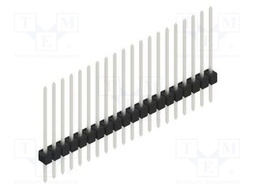Connector: pin strips; pin header; male; PIN: 20; 2.54mm; THT; 1x20