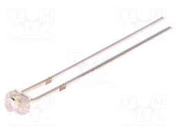 LED; 1.8mm; white cold; 2180mcd; 30°; 12V; Front: convex; 12VDC