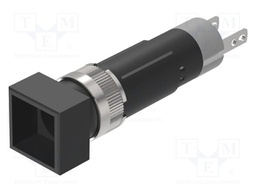 Indicator: body; Ø8mm; connectors 2,0x0,5mm; plastic; 19; L: 42mm