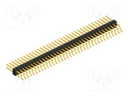 Connector: pin strips; pin header; male; PIN: 72; 2.54mm; SMT; 2x36