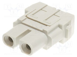 RECTANGULAR INSERT, RECEPTACLE, 2 POSITION, SCREW