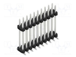 Connector: pin strips; pin header; male; PIN: 20; 2mm; SMT; 2x10