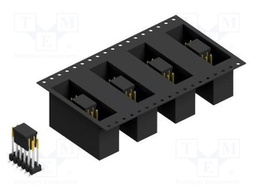 Connector: pin strips; pin header; male; PIN: 12; 2.54mm; SMT; 2x6