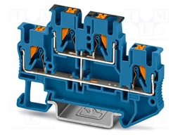 Splice terminal: rail; PT; PA; L: 45.8mm; terminals: 4; W: 5.2mm