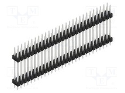 Connector: pin strips; pin header; male; PIN: 56; 2.54mm; THT; 2x28
