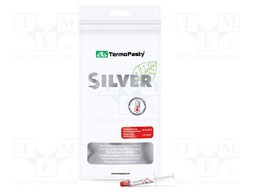 Heat transfer paste; silver; silicone+silver; 1g; AG SILVER