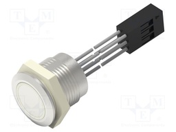 Switch: capacitive; Pos: 2; SPST; 1A/24VDC; IP68; OFF-(ON); RGB