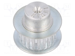 Belt pulley; T2.5; W: 4; 6mm; whell width: 16mm; Ø: 15.4mm; aluminium