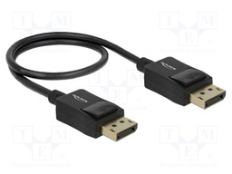 Cable; DisplayPort plug,both sides; DisplayPort 1.4; Len: 0.5m