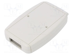 Enclosure: multipurpose; X: 74mm; Y: 114mm; Z: 24.7mm; with hole