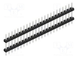 Connector: pin strips; pin header; male; PIN: 23; 2mm; THT; 1x23