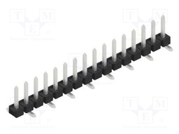 Connector: pin strips; pin header; male; PIN: 16; 2.54mm; SMT; 1x16