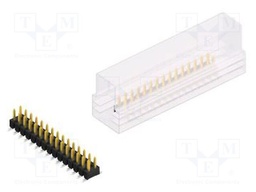 Connector: pin strips; pin header; male; PIN: 30; 2.54mm; SMT; 2x15