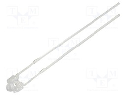 LED; 1.8mm; orange; 1120÷1500mcd; 30°; 1.8÷2.6V; Front: convex