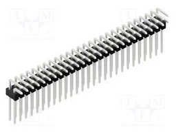 Connector: pin strips; pin header; male; PIN: 54; 2.54mm; THT; 2x27