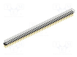Connector: pin strips; pin header; male; PIN: 86; 2mm; THT; 2x43