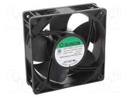 Fan: EC; axial; 230VAC; 120x120x38mm; 132m3/h; 40.2dBA; 3100rpm