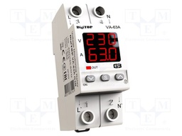 Voltage monitoring relay; AC current,undervoltage,overvoltage