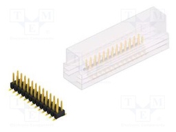 Connector: pin strips; pin header; male; PIN: 26; 2.54mm; SMT; 2x13