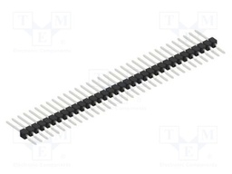 Connector: pin strips; pin header; male; PIN: 34; 2.54mm; SMT; 1x34
