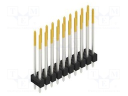Connector: pin strips; pin header; male; PIN: 20; 2.54mm; THT; 2x10