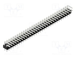 Connector: pin strips; pin header; male; PIN: 62; 2.54mm; THT; 2x31
