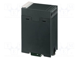 Enclosure base; black; UL94HB; EG 45; for DIN rail mounting