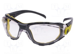 Safety spectacles; Lens: transparent; Classes: 1
