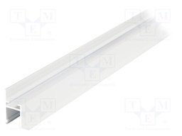 Profiles for LED modules; recessed; white; L: 2m; aluminium