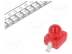 LED; SMD; red; 45÷100mcd; 2.1x2x2.7mm; 35°; 2÷2.4V; 20mA; λd: 631nm