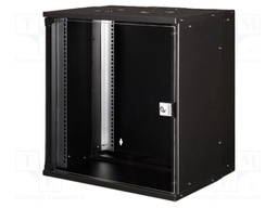 Enclosure: rack cabinet; Standard: 19"; SOHO PRO; 12U; black