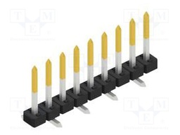 Connector: pin strips; pin header; male; PIN: 9; 2mm; SMT; 1x9; 100V