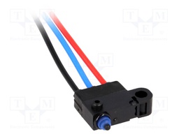 Microswitch SNAP ACTION; without lever; SPDT; 0.1A/125VAC; Pos: 2