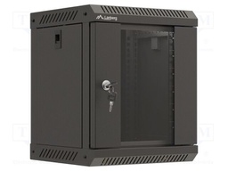 Enclosure: rack cabinet; Standard: 10"; 6U; black; Z: 300mm; X: 300mm