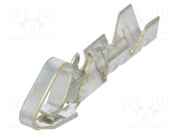 Terminal: flat; 6.3mm; 0.8mm; female; crimped; for cable; insulated