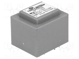 Transformer: encapsulated; 2.4VA; 230VAC; 15V; 15V; 0.08A; 0.08A