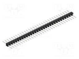 Connector: pin strips; pin header; male; PIN: 31; 2.54mm; SMT; 1x31
