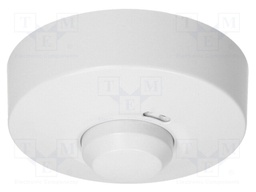 Microwave motion detector; wall mount; 230VAC; IP20; -20÷50°C
