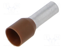Tip: bootlace ferrule; insulated; copper; 10mm2; tinned; crimped